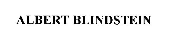 ALBERT BLINDSTEIN