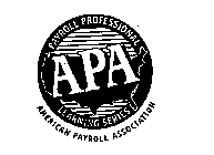 APA PAYROLL PROFESSIONAL LEARNING SERIES AMERICAN PAYROLL ASSOCIATION