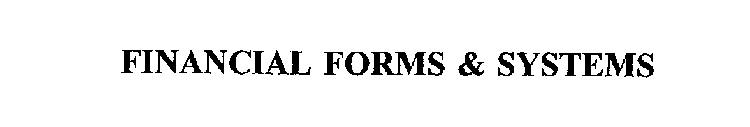 FINANCIAL FORMS & SYSTEMS