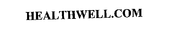 HEALTHWELL.COM