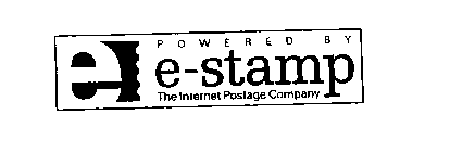 POWERED BY E-STAMP THE INTERNET POSTAGECOMPANY