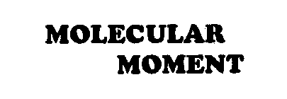 MOLECULAR MOMENT