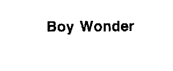BOY WONDER