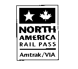 NORTH AMERICA RAIL PASS AMTRAK/VIA