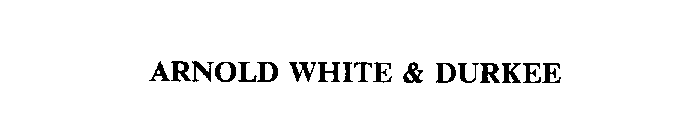 ARNOLD WHITE & DURKEE