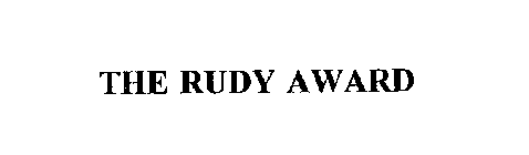 THE RUDY AWARD