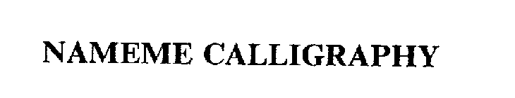 NAMEME CALLIGRAPHY