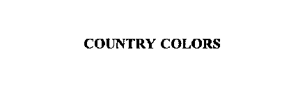 COUNTRY COLORS