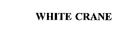 WHITE CRANE
