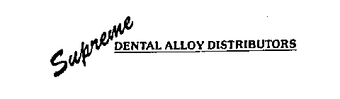 SUPREME DENTAL ALLOY DISTRIBUTORS