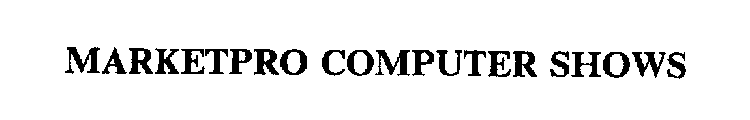 MARKETPRO COMPUTER SHOWS