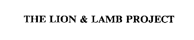 THE LION & LAMB PROJECT