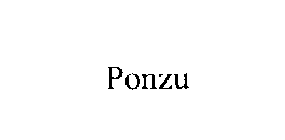 PONZU