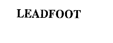 LEADFOOT