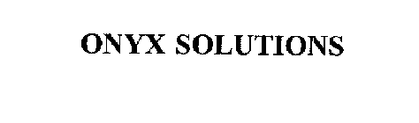 ONYX SOLUTIONS