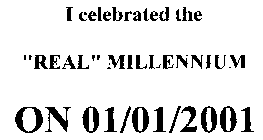 I CELEBRATED THE 