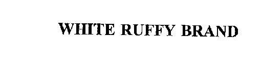 WHITE RUFFY BRAND