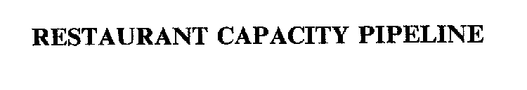 RESTAURANT CAPACITY PIPELINE