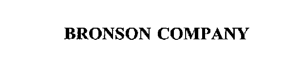 BRONSON COMPANY