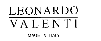 LEONARDO VALENTI MADE IN ITALY