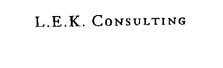 L.E.K. CONSULTING