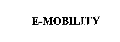 E-MOBILITY