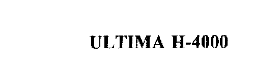 ULTIMA H-4000