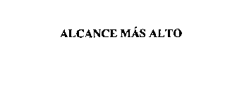 ALCANCE MAS ALTO