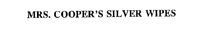 MRS. COOPER'S SILVER WIPES