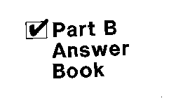 PART B ANSWER BOOK