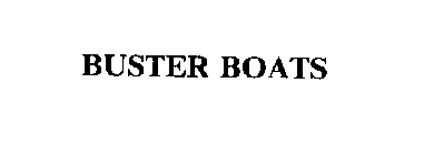 BUSTER BOATS