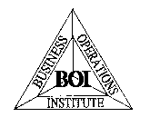 BOI BUSINESS OPERATIONS INSTITUTE