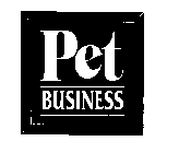 PET BUSINESS