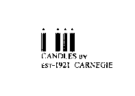 CANDLES BY CARNEGIE