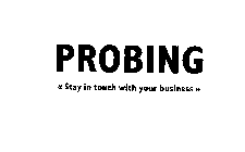 PROBING {{ STAY IN TOUCH WITH YOUR BUSINESS }}