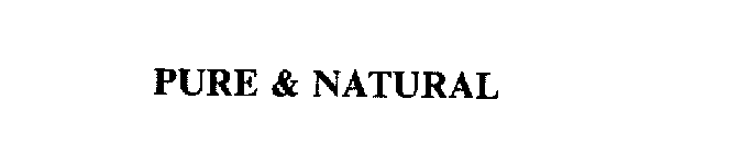 PURE & NATURAL