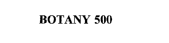BOTANY 500