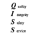 QISS QUALITY INTEGRITY SAFETY SERVICE