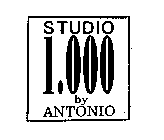 STUDIO 1.000 BY ANTONIO