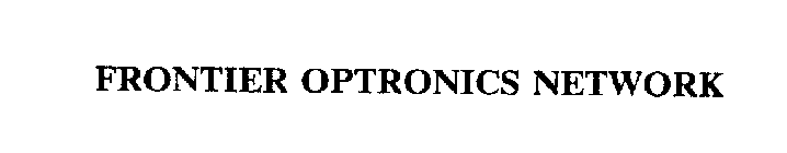 FRONTIER OPTRONICS NETWORK