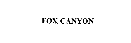 FOX CANYON