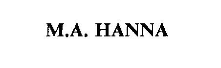 M.A. HANNA