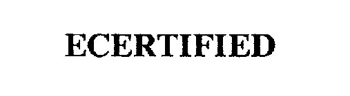 ECERTIFIED