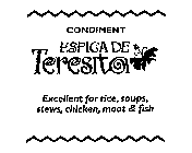 CONDIMENT ESPIGA DE TERESITA EXCELLENT FOR RICE, SOUPS, STEWS, CHICKEN, MEAT & FISH