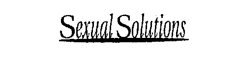 SEXUAL SOLUTIONS