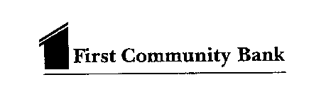 1 FIRST COMMUNITY BANK