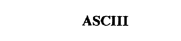 ASCIII
