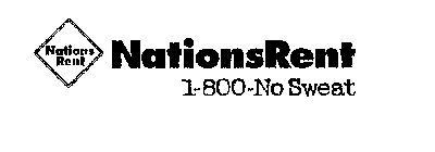 NATIONS RENT NATIONSRENT 1-800-NO SWEAT
