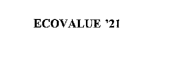 ECOVALUE '21