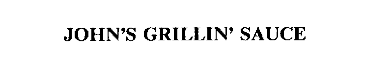 JOHN'S GRILLIN' SAUCE